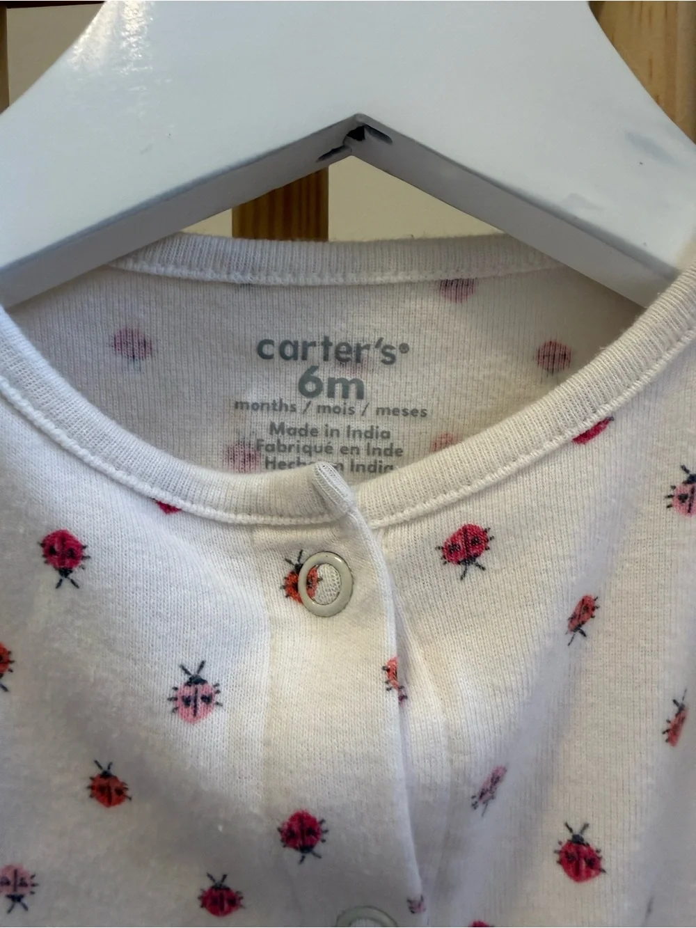 Carter's Ladybug Bubble Onesie
